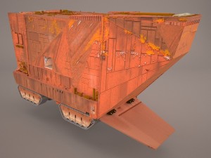 sand crawler star wars Model 3D