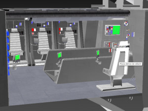 shuttle cockpit lambda t4a class star wars 3D Model