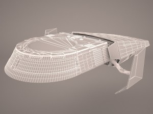 shuttle cockpit lambda t4a class star wars 3D मॉडल
