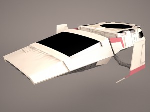 shuttle cockpit lambda t4a class star wars 3D मॉडल