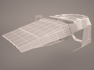 shuttle cockpit lambda t4a class star wars 3D मॉडल