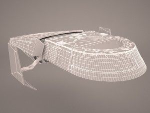 shuttle cockpit lambda t4a class star wars 3D मॉडल