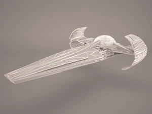 x wing t-65 spacecraft star wars 3D Model