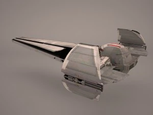 x wing t-65 spacecraft star wars 3D Model