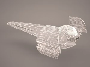 x wing t-65 spacecraft star wars 3D Model
