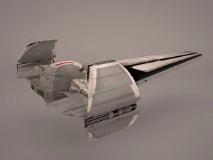 x wing t-65 spacecraft star wars 3D Model
