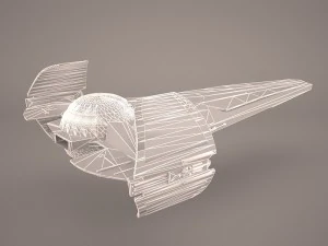x wing t-65 spacecraft star wars 3D Model