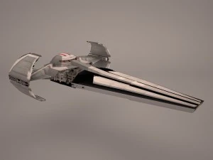 x wing t-65 spacecraft star wars 3D Model