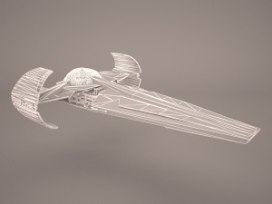 x wing t-65 spacecraft star wars 3D 模型