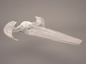 x wing t-65 spacecraft star wars 3D Model