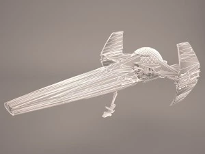 x wing t-65 spacecraft star wars 3D Model