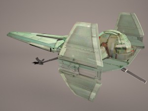 x wing t-65 spacecraft star wars 3D Model