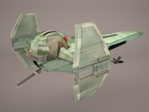 x wing t-65 spacecraft star wars 3D Model