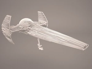 x wing t-65 spacecraft star wars 3D Model