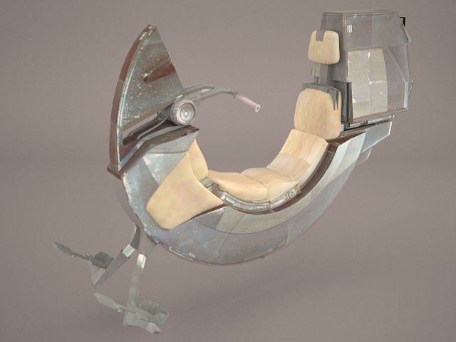 sith speeder star wars Model 3D .c4d .max .obj .3ds .fbx .stl .blend 