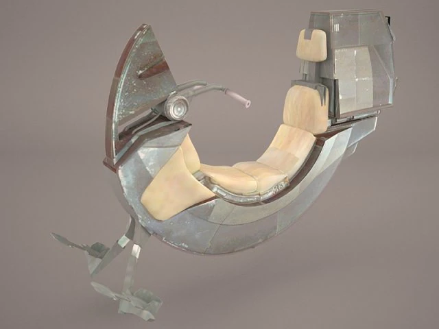 sith speeder star wars 3D Model .c4d .max .obj .3ds .fbx .stl .blend 
