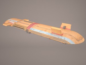 sky bus star wars Model 3D