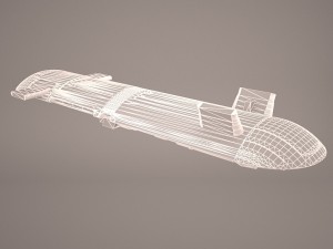sky bus star wars Model 3D