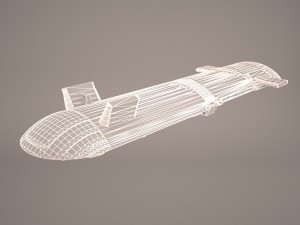 sky bus star wars Model 3D