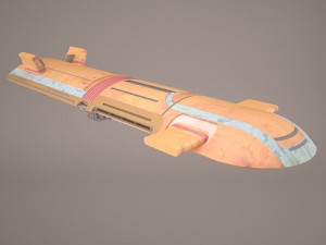 sky bus star wars Model 3D