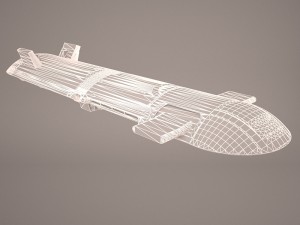 sky bus star wars Model 3D