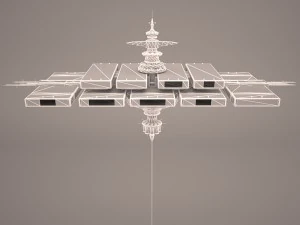 space station star wars 3D Model
