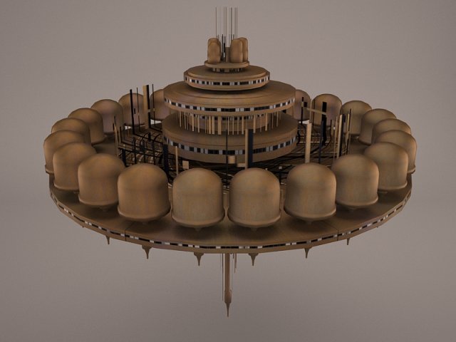tibanna gas refinery star wars Modèle 3D .c4d .max .obj .3ds .fbx .stl .blend 