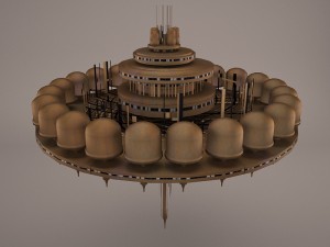 tibanna gas refinery star wars 3D 模型
