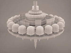 tibanna gas refinery star wars 3D Model
