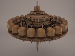 tibanna gas refinery star wars Modèle 3D