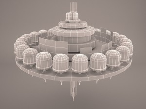 tibanna gas refinery star wars Modèle 3D