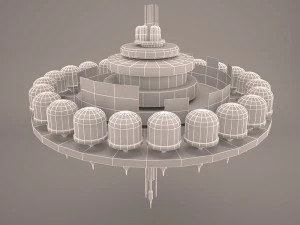tibanna gas refinery star wars 3D Model