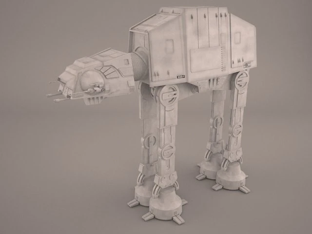 at-at star wars 3D Model .c4d .max .obj .3ds .fbx .stl .blend 