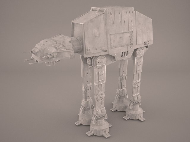 at-at star wars 3Dモデル .c4d .max .obj .3ds .fbx .stl .blend 