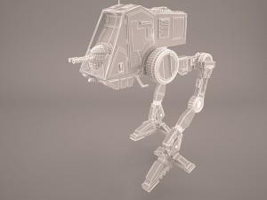 at-st walker star wars 3D Model