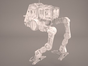 at-st walker star wars 3D Model