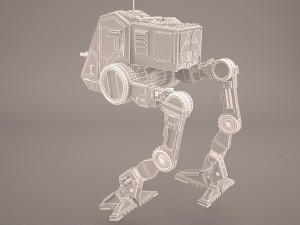 at-st walker star wars 3D Model