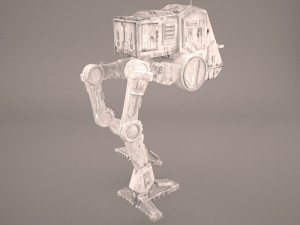 at-st walker star wars 3D Model