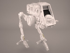 at-st walker star wars 3D Model