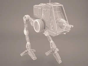 at-st walker star wars 3D Model