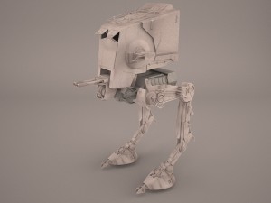 at-st walker star wars 3D Model