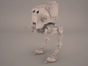 at-st walker star wars Modello 3D