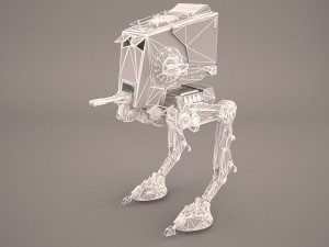 at-st walker star wars Modelo 3D