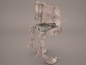 at-st walker star wars Modelo 3D
