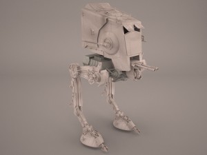 at-st walker star wars Modelo 3D