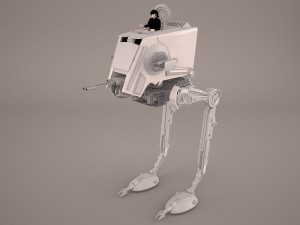 at-st walker star wars 3D Model