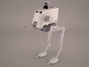 at-st 워커 스타워즈 3D 모델