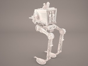 at-st walker star wars Modèle 3D