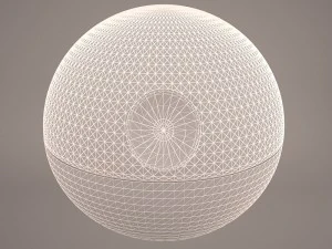 death star destroyed star wars 3D Model
