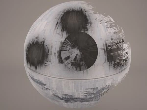 La Morte Nera ha distrutto le guerre stellari Modello 3D